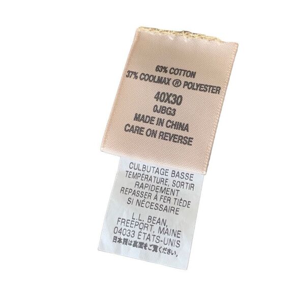 Pre Owned Men’s L.L. Bean Pants Re Enforced Pockets Heavy Duty 40 X 30 Comfort - Picture 15 of 16